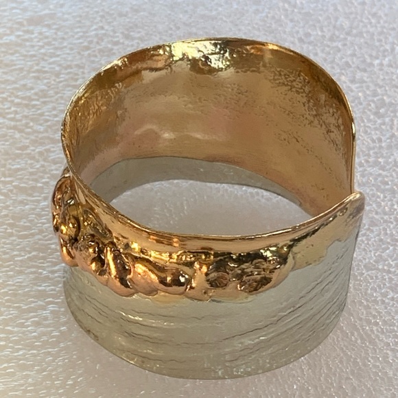 Artisan Cuff Two Toned Signed - Picture 4 of 5